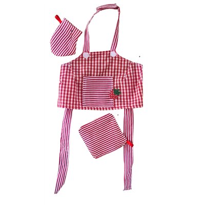 3 dlg Keukenschort set  V227