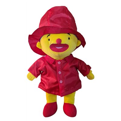 Regenjas met zuidwesterpet rood V673