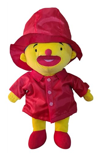 Regenjas met zuidwesterpet rood V673