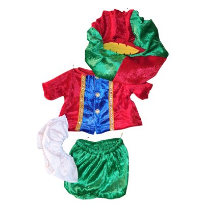 4 dlg zwarte piet pak v682