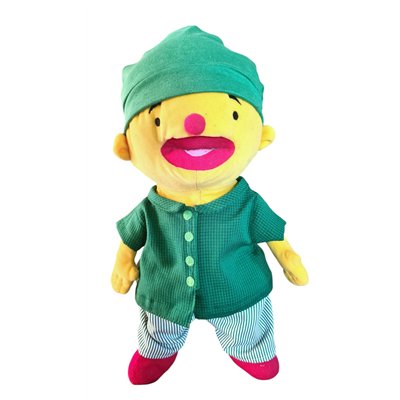 Bloesje korte mouw groen V698