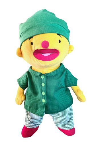 Bloesje korte mouw groen V698