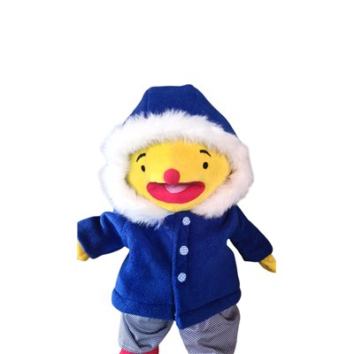 winterjas met capuchon, gevoerd