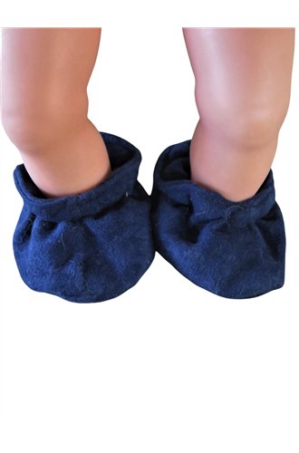 slofjes fleece blauw V 