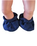 slofjes fleece blauw V 