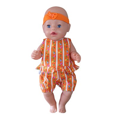 2 dlg zomersetje met ruches 