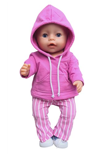 Sweater met capuchon  en zak