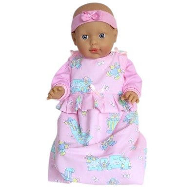 Slaapzak met ruches, gevoerd