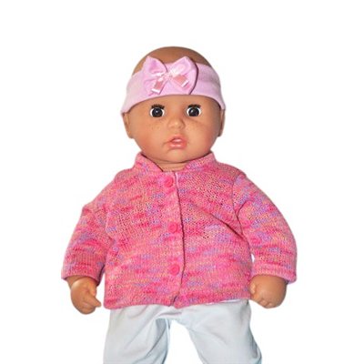 vest met lange mouwen effen