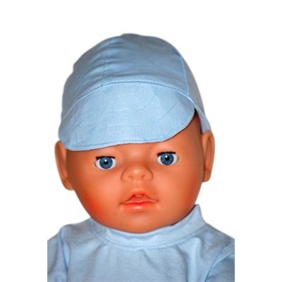 Petje met klep, gevoerd 