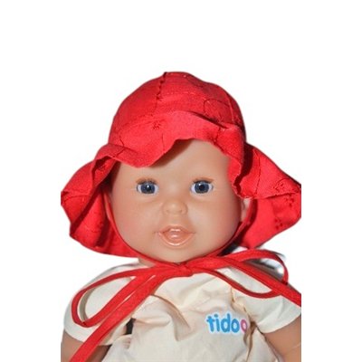 Zonnehoedje  broderie, gevoerd