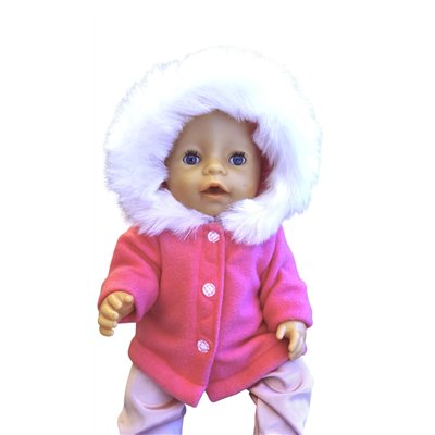 winterjas capuchon, gevoerd V717