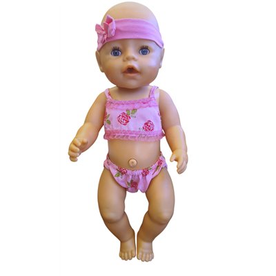 Bikini met ruches  V108