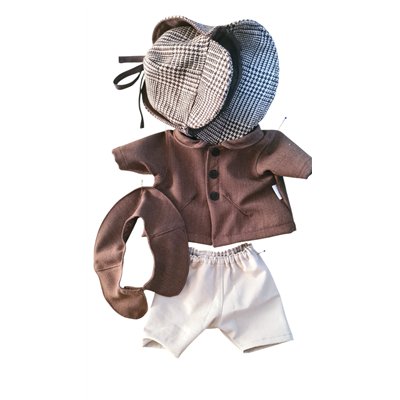 Sherlock Holmes outfit 4 delig