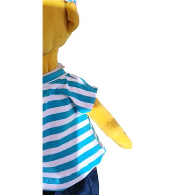 shirt +muts turqoise wit