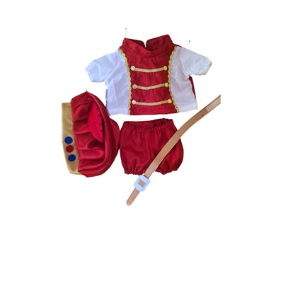 Prins pak klassiek rood 4 dlg V707