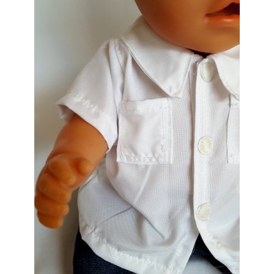 Overhemd korte mouw/zakjes