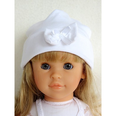 Mutsje met strikje effen 