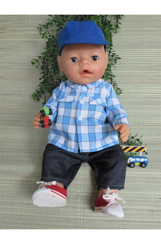 Overhemd lange mouw motief