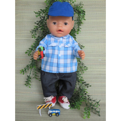 Overhemd lange mouw motief