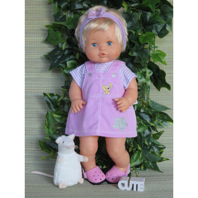 Tuinrok & Tshirt lila V77