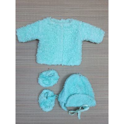 Winterjas/muts/slofjes mint V96