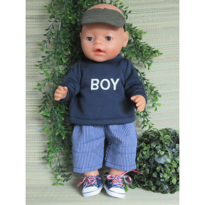 Skatebroek streep V153