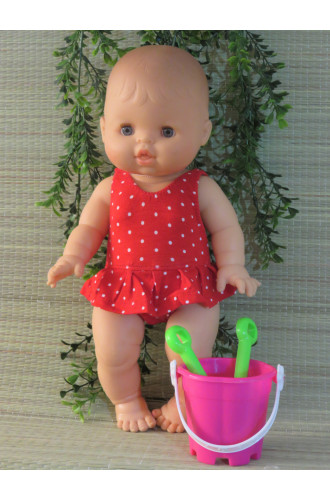 Badpakje met ruches  V300