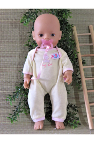 overall Zapf met speen geel 13 d