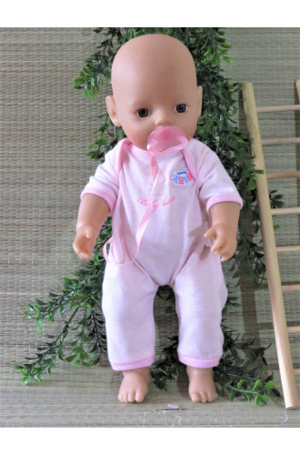 overall Zapf roze met speen 12d