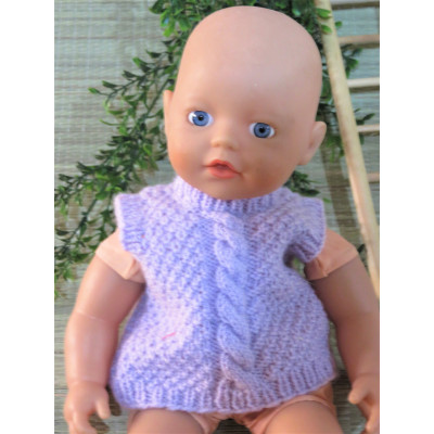 spencer handgebreid  lila 13d