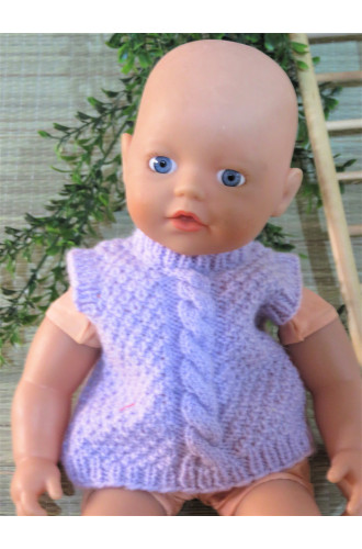 spencer handgebreid  lila 13d