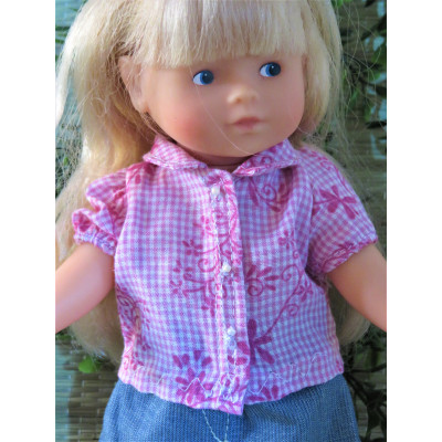 Bloesje korte pofmouw motief