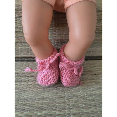 gebreide slofjes, div. kleuren