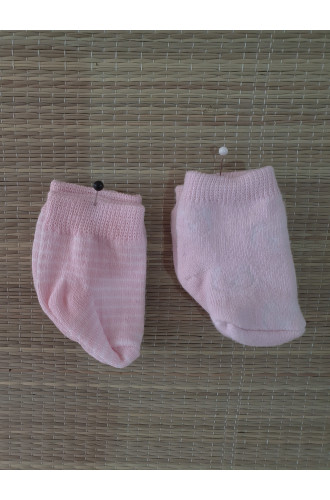 sokjes lichtroze motief