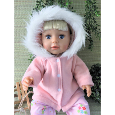 winterjas met bontcapuchon