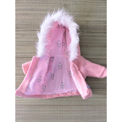 winterjas met bontcapuchon