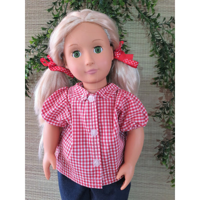 Bloesje korte pofmouwen 