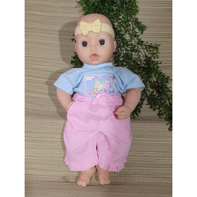 Lange broek met ruches V12