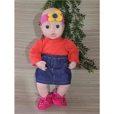 Spijker rokje met zakken  V62 SALE!