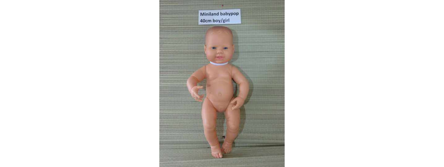 Miniland girl lachende baby  