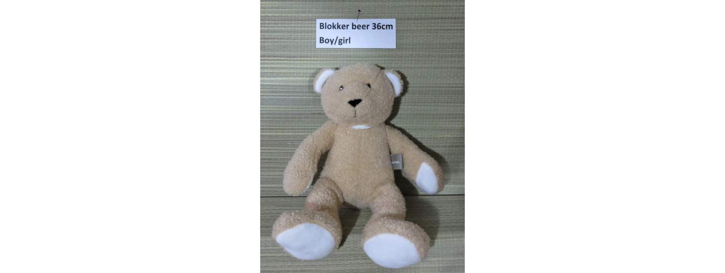 Blokker Beer 36cm (past ook konijn en kat!) 